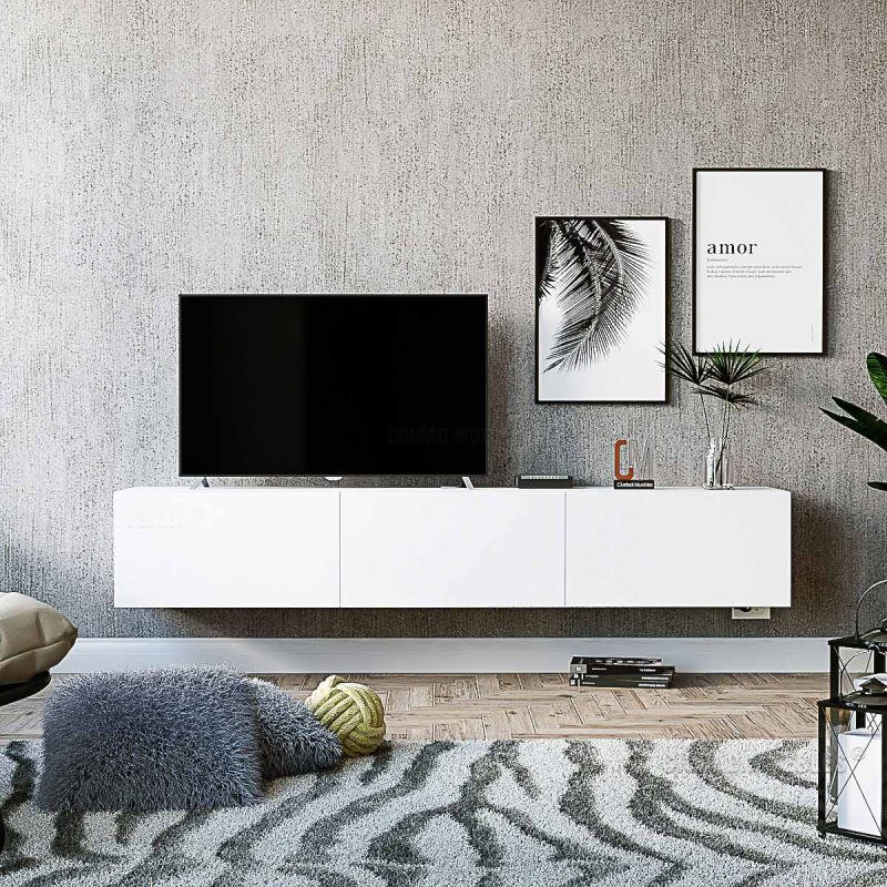 Rack Flotante Tv Lcd
