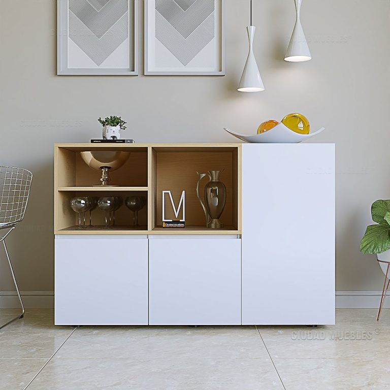 Vajillero Aparador con Puertas 120Cm - Ciudad Muebles