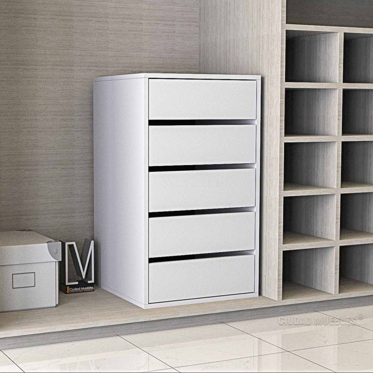 Cajonera Placard 5 Cajones Amplios Ciudad Muebles