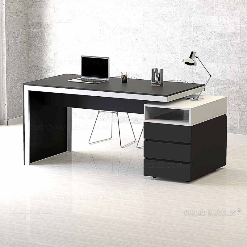 Escritorio y Archivero Gehry doble Cara Cajones y Puerta 170x75x75 cm