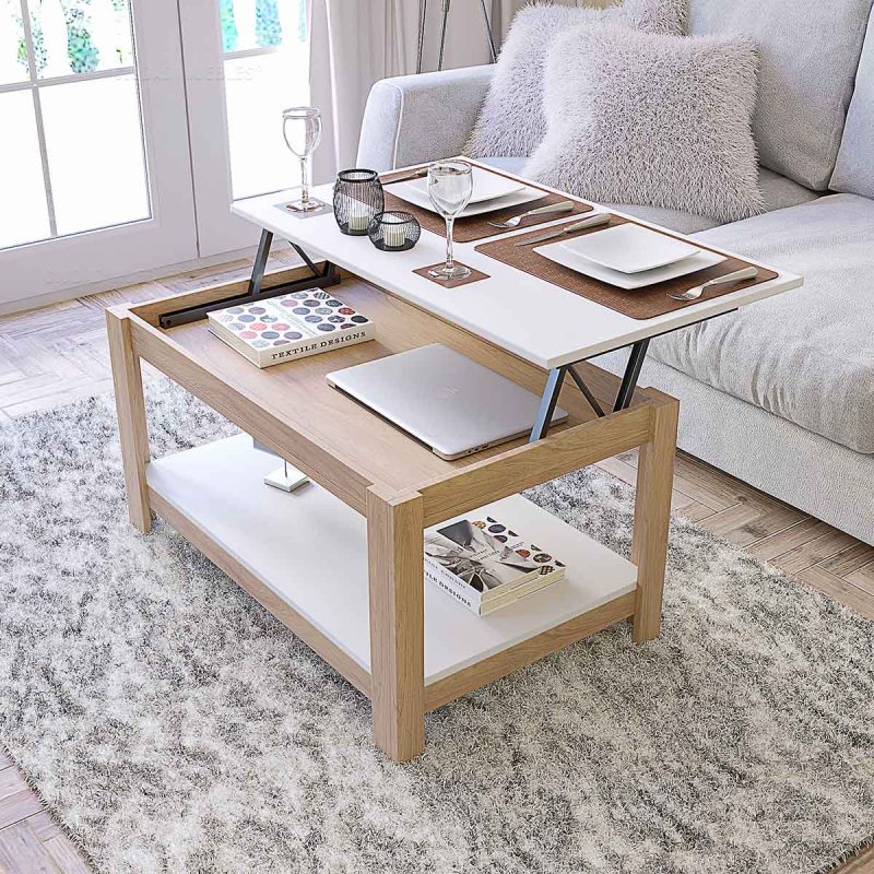 Mesa Ratona Elevable 90x55cm