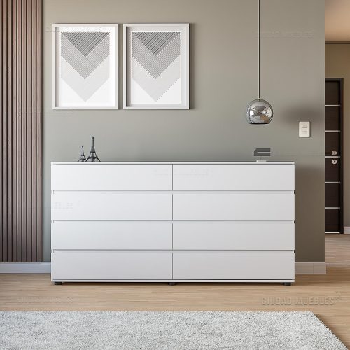 Cómoda 8 cajones dormitorio