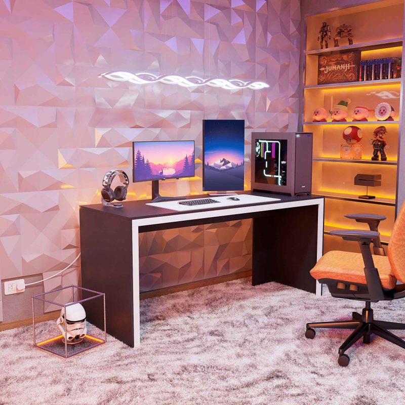 Escritorio gamer pc 170cm