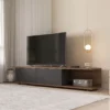 Rack de TV Tuna 200 cm Nogal y Negro