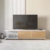 Rack de TV Tuna de 180 cm Blanco y Natural